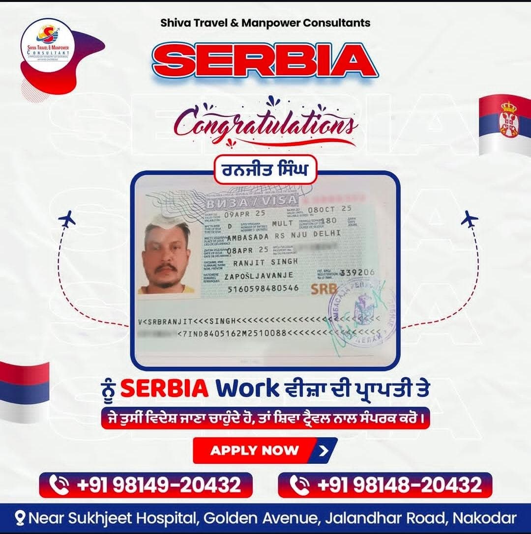 Employment Visa for Balwinder S. to UAE